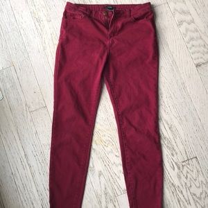 Forever 21 burgundy pants